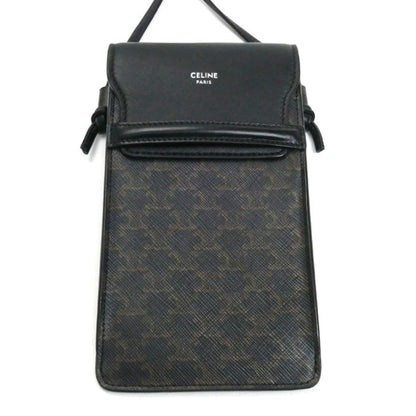 Celine Canvas Black Shoulder Bags