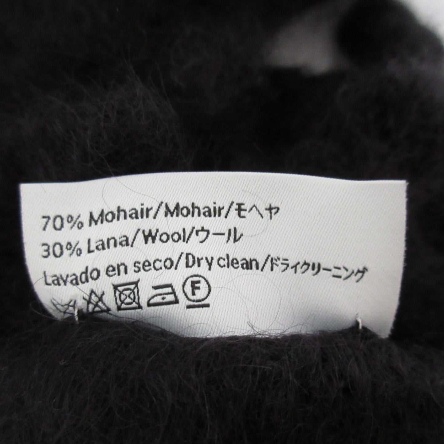 Loewe Wool Black Scarves