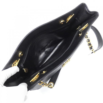 Chanel Calfskin Black Shoulder Bags
