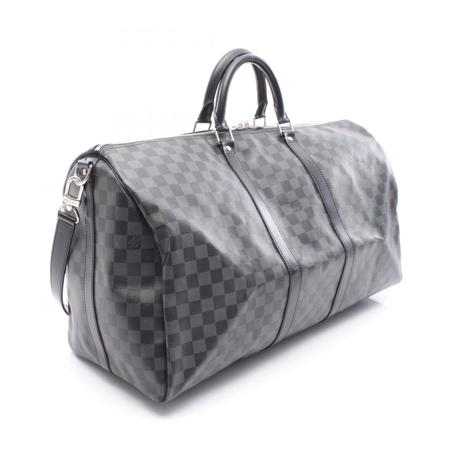 Louis Vuitton Coated Canvas Black Travel Bags