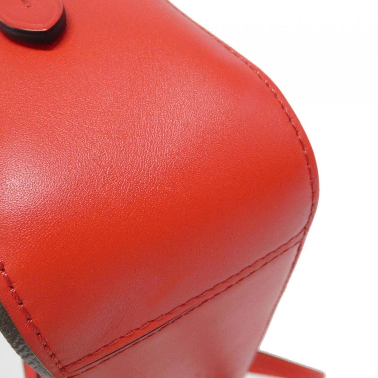 Louis Vuitton Coated Canvas Red Shoulder Bags