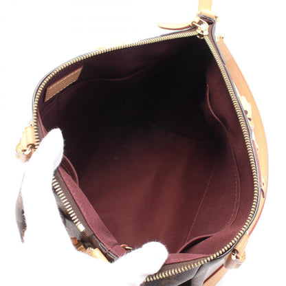 Louis Vuitton Coated Canvas Brown Handbags