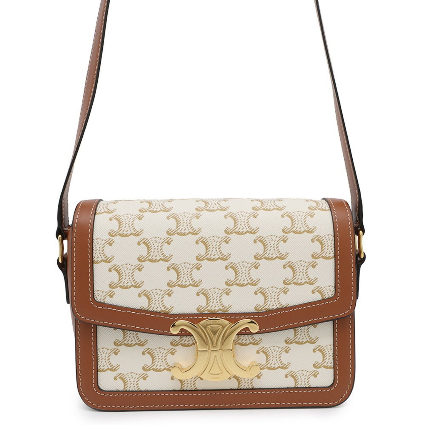 Celine Pvc White Shoulder Bags