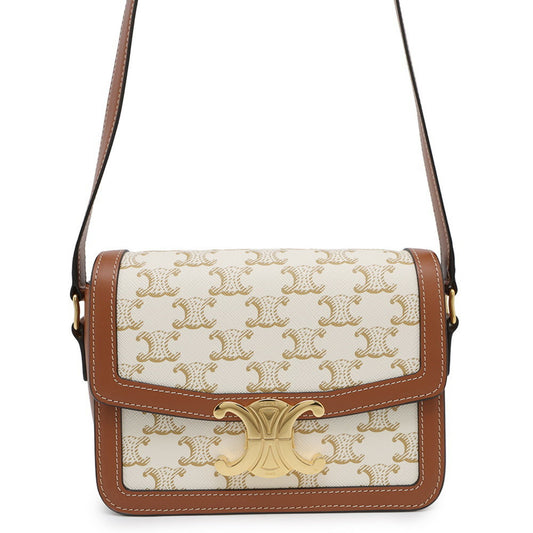 Celine Pvc White Shoulder Bags
