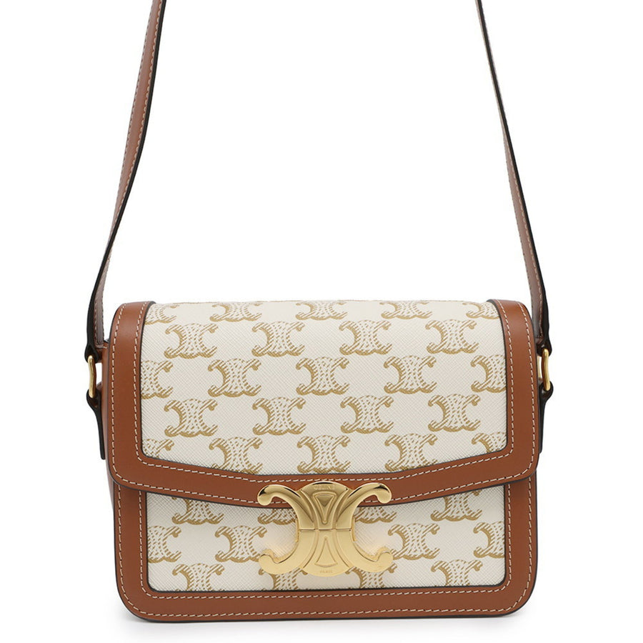Celine Pvc White Shoulder Bags