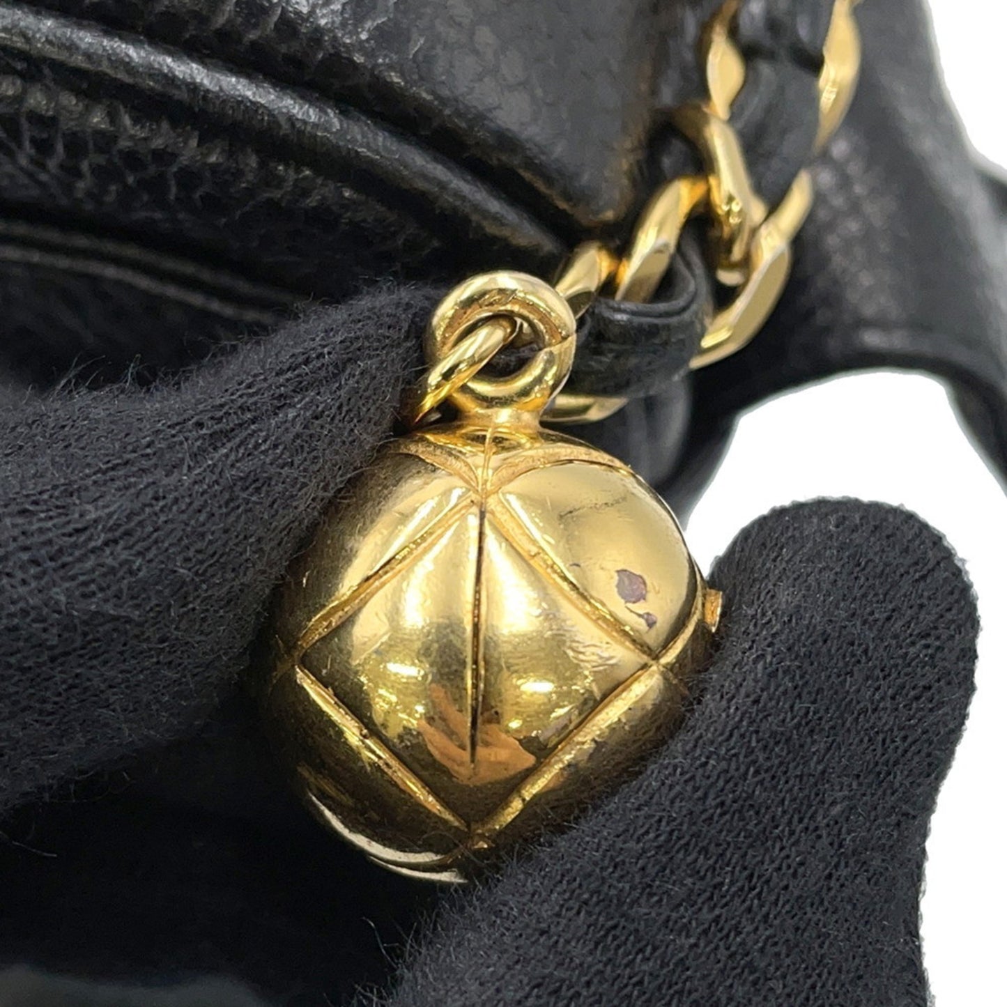 Chanel Calfskin Black Shoulder Bags