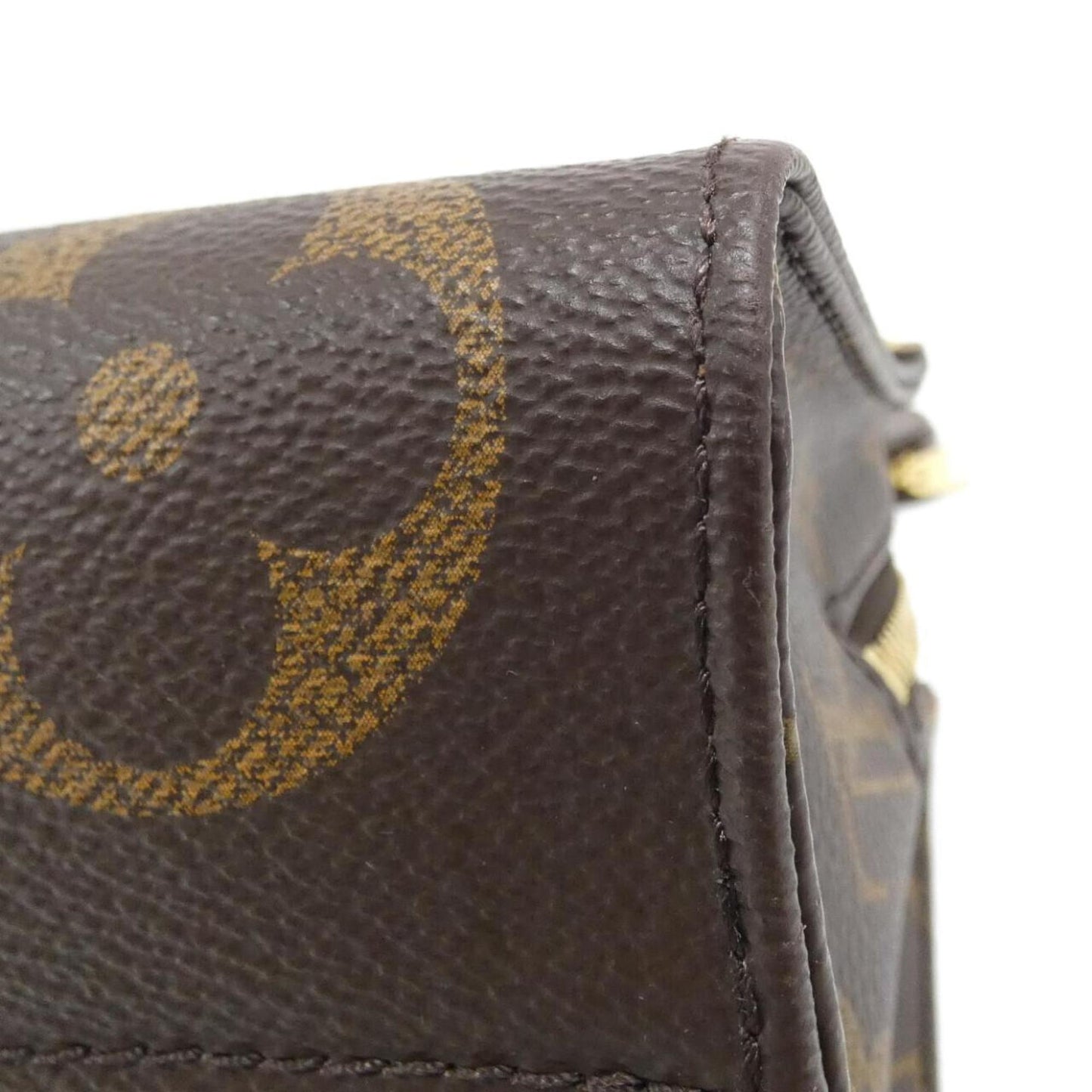 Louis Vuitton Coated Canvas Brown Handbags