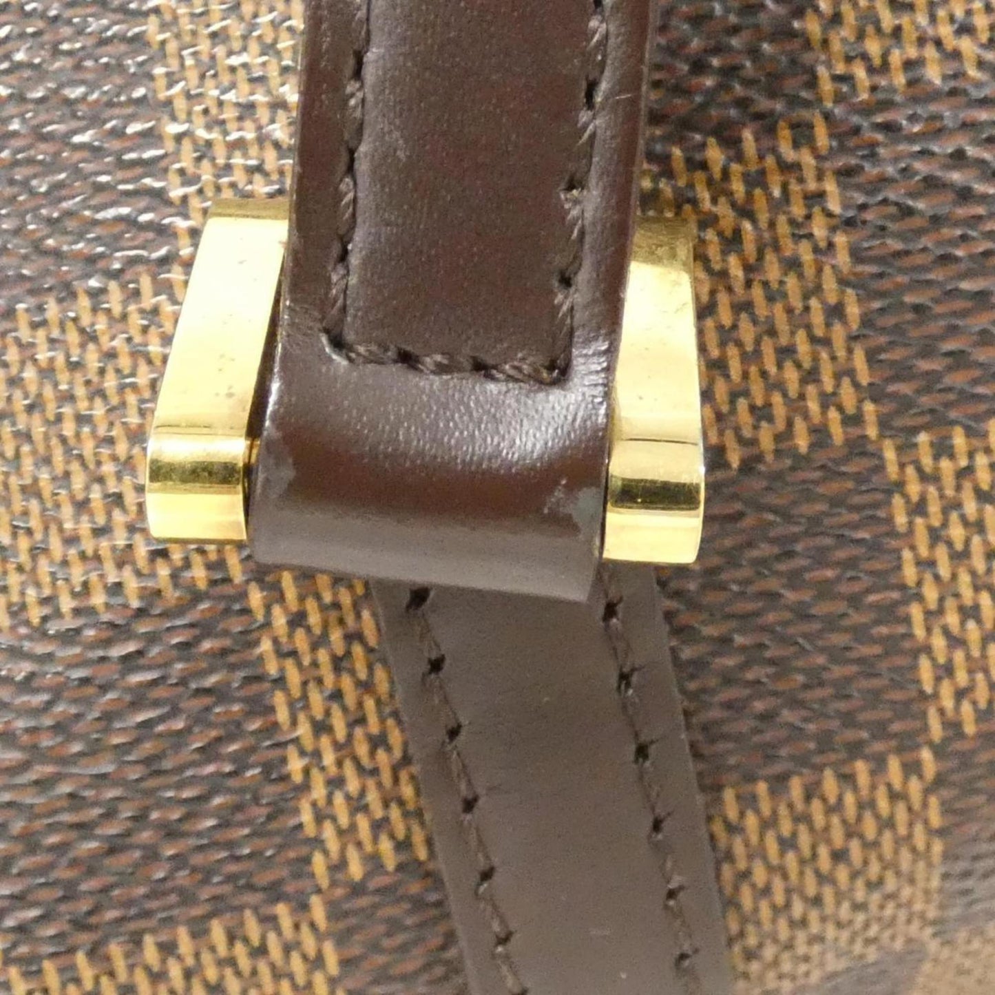 Louis Vuitton Coated Canvas Brown Handbags