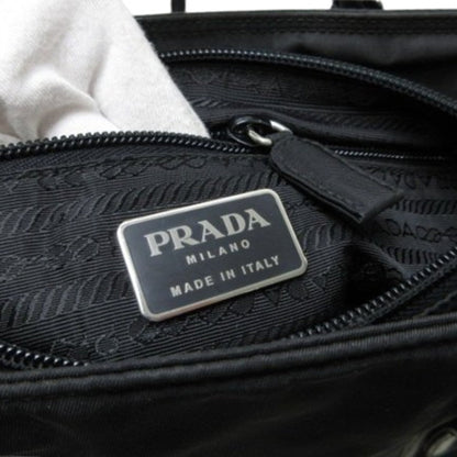 Prada Nylon Black Handbags