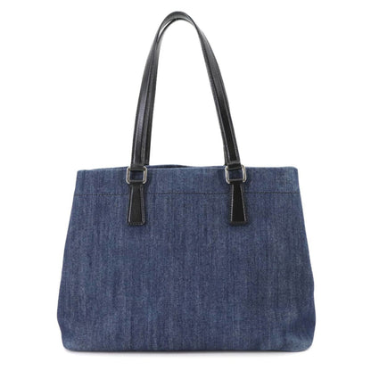 Prada Denim Black Tote Bags