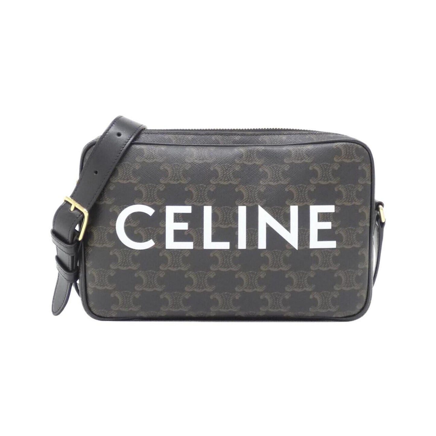Celine Canvas Black Shoulder Bags