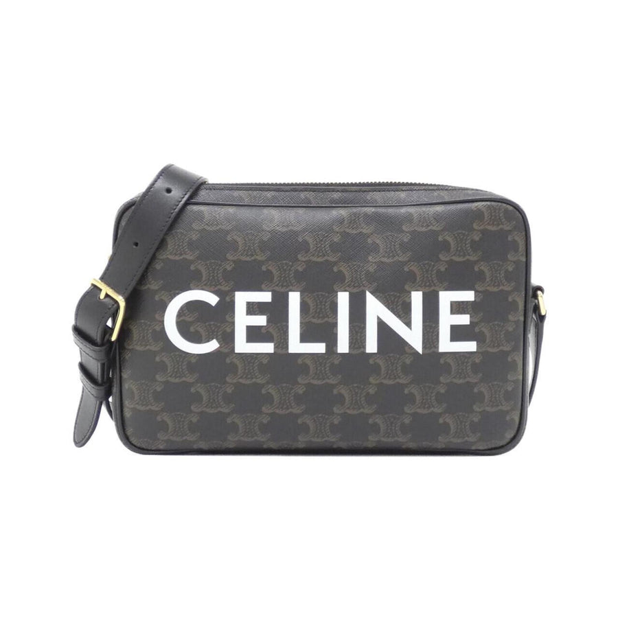 Celine Canvas Black Shoulder Bags