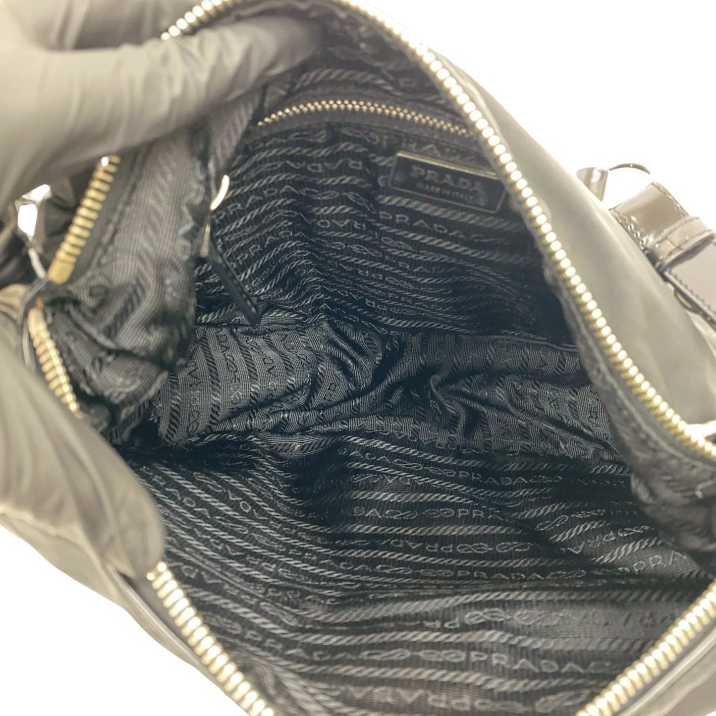 Prada Nylon Black Handbags