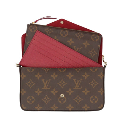Louis Vuitton Monogram Canvas Brown Shoulder Bags