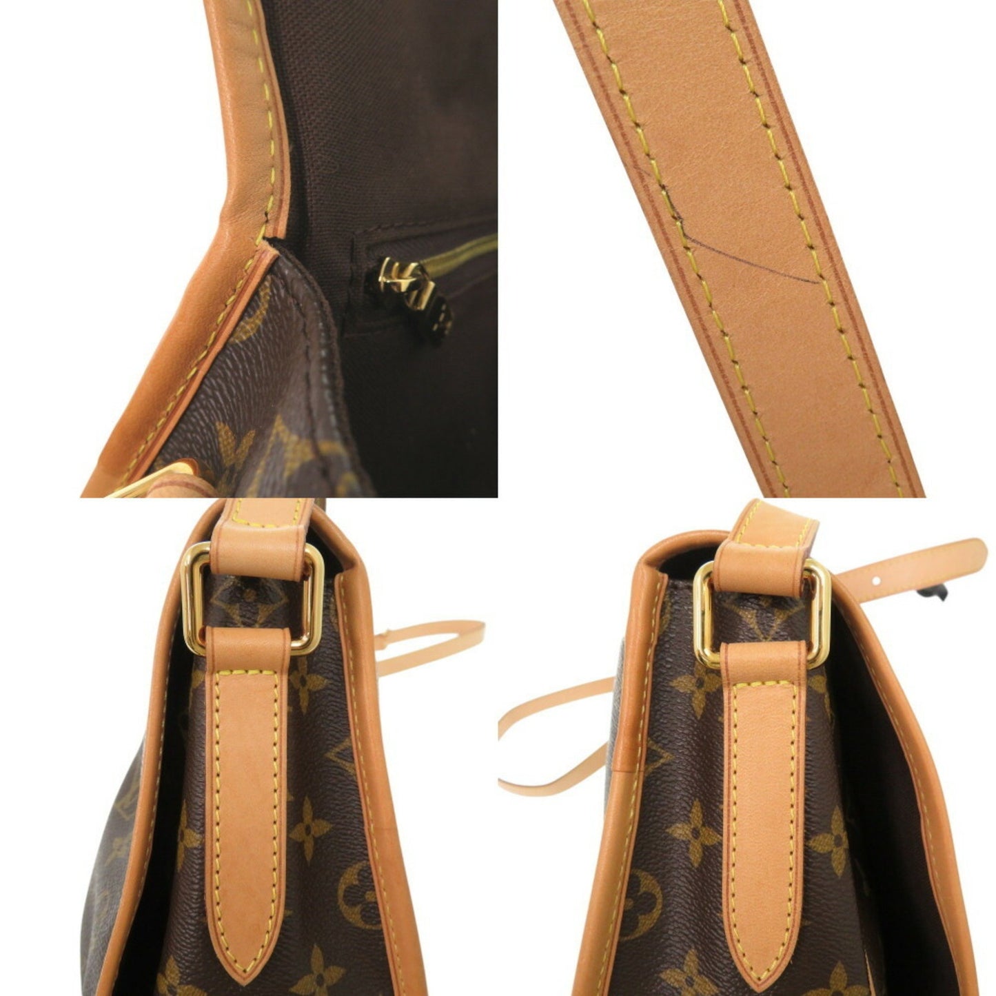 Louis Vuitton Monogram Canvas Brown Shoulder Bags