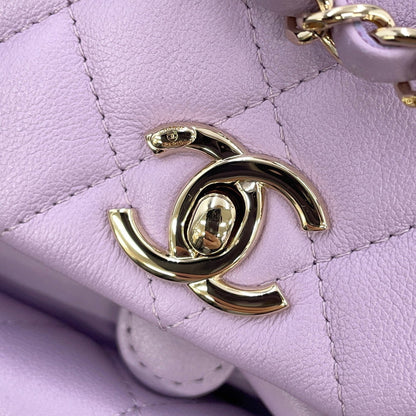 Chanel Others Purple Backpacks
