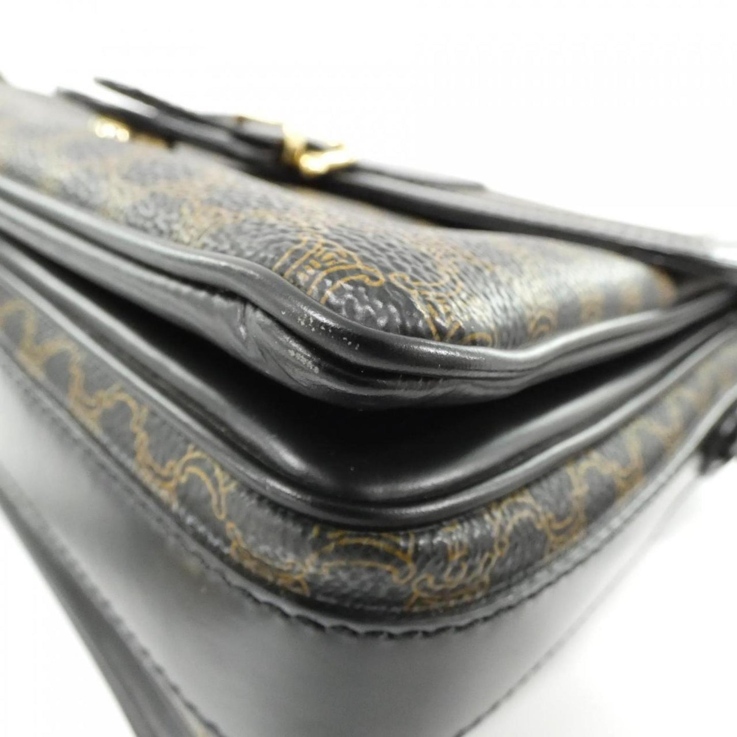 Celine Coated Canvas Black Shoulder Bags