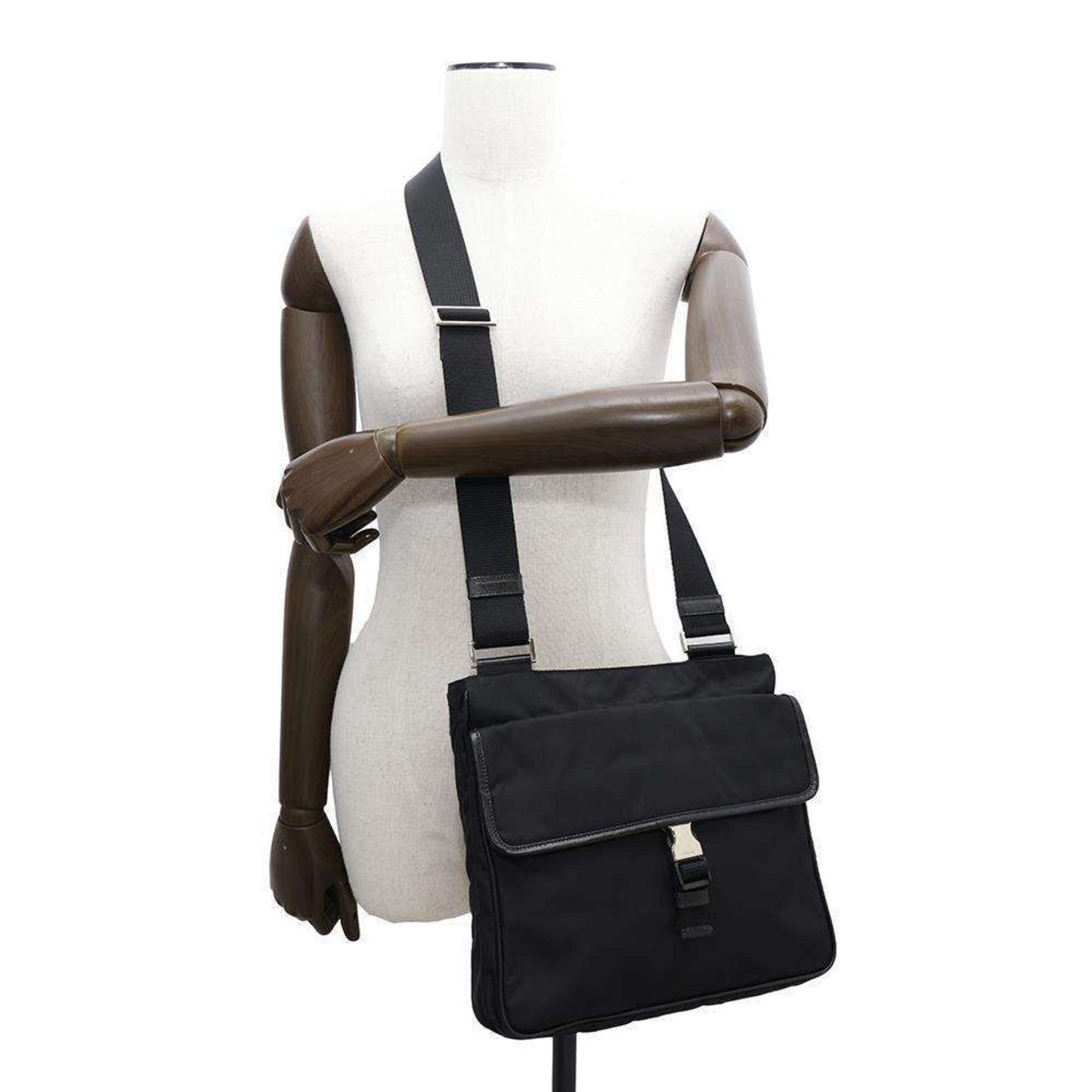 Prada Nylon Black Shoulder Bags