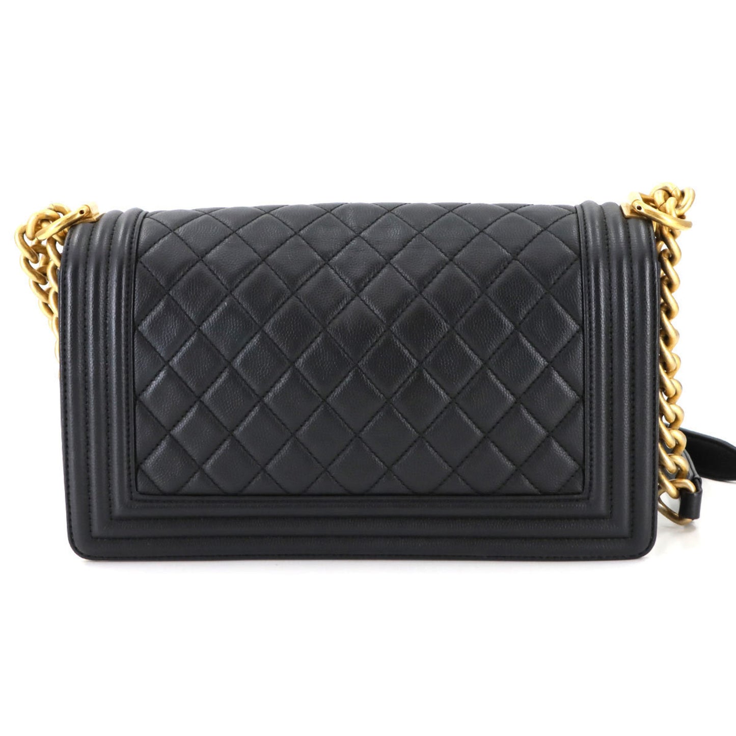 Chanel Calfskin Black Shoulder Bags