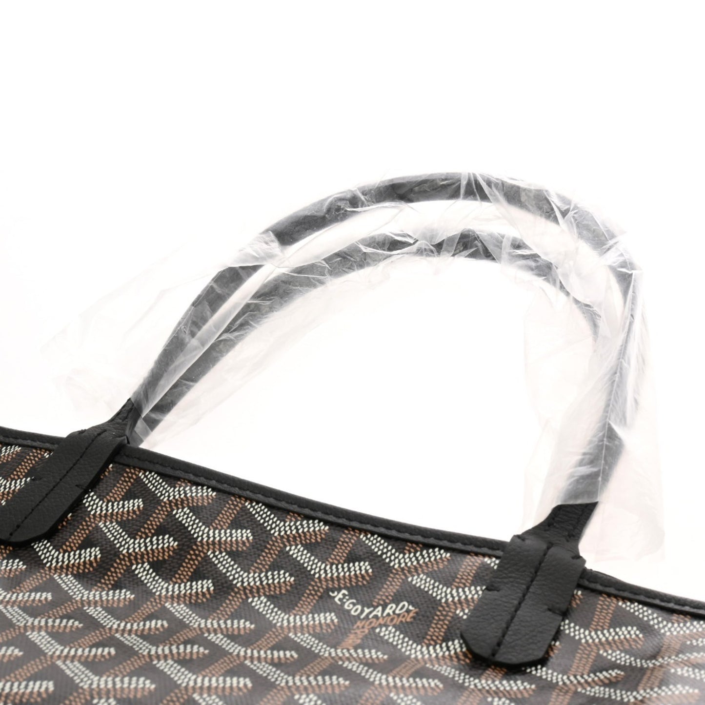 Goyard Pvc Black Tote Bags