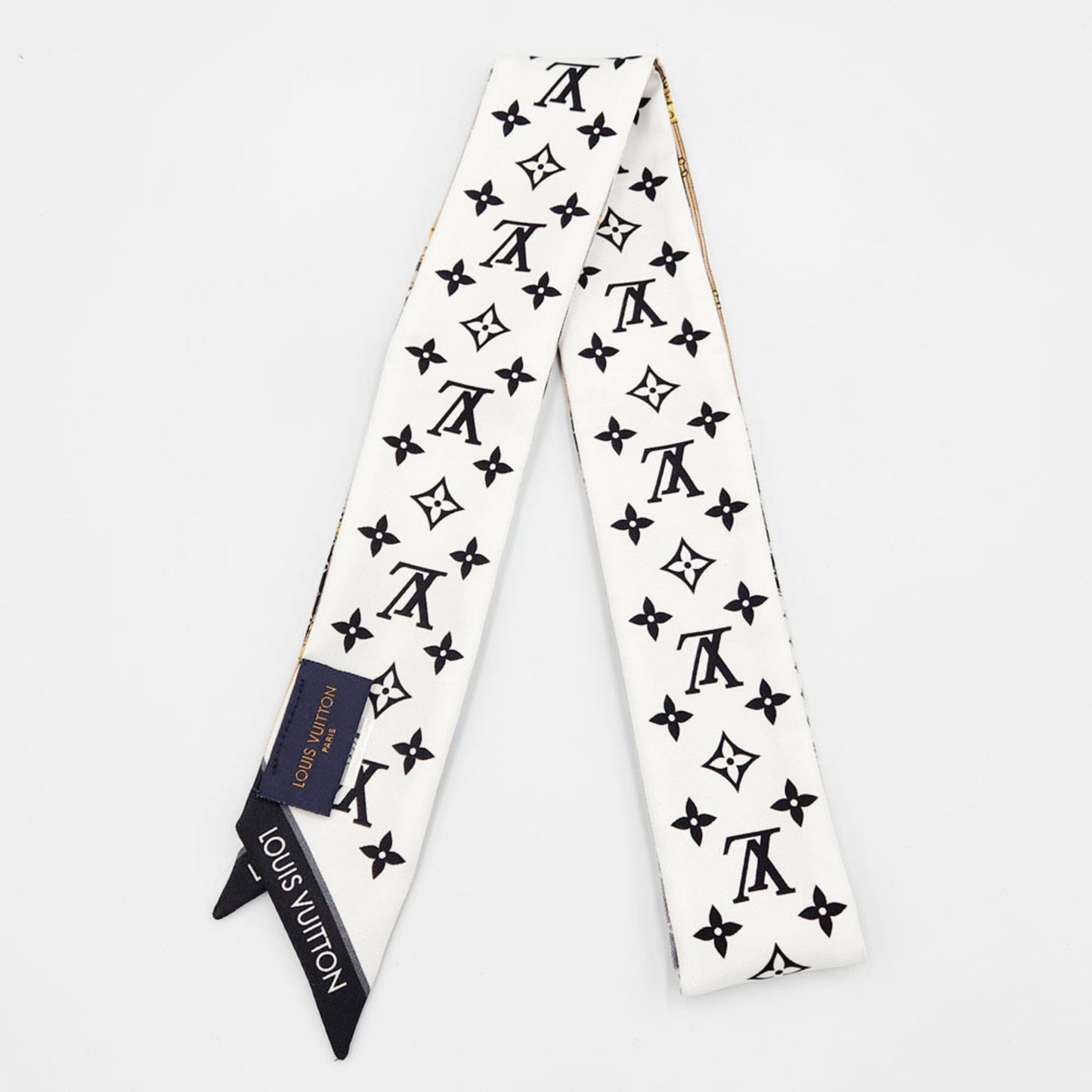 Louis Vuitton Silk Black Scarves