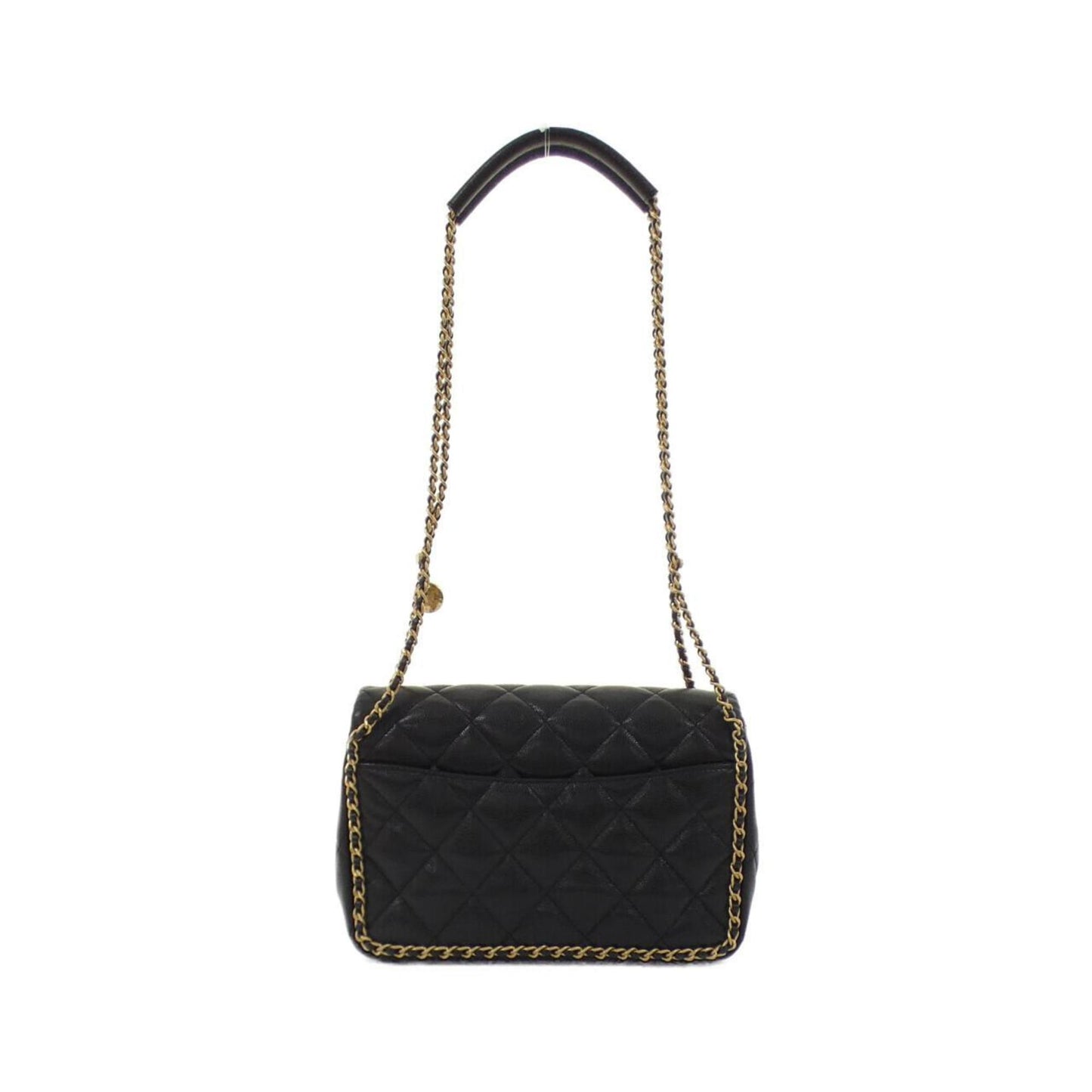 Chanel Calfskin Black Shoulder Bags