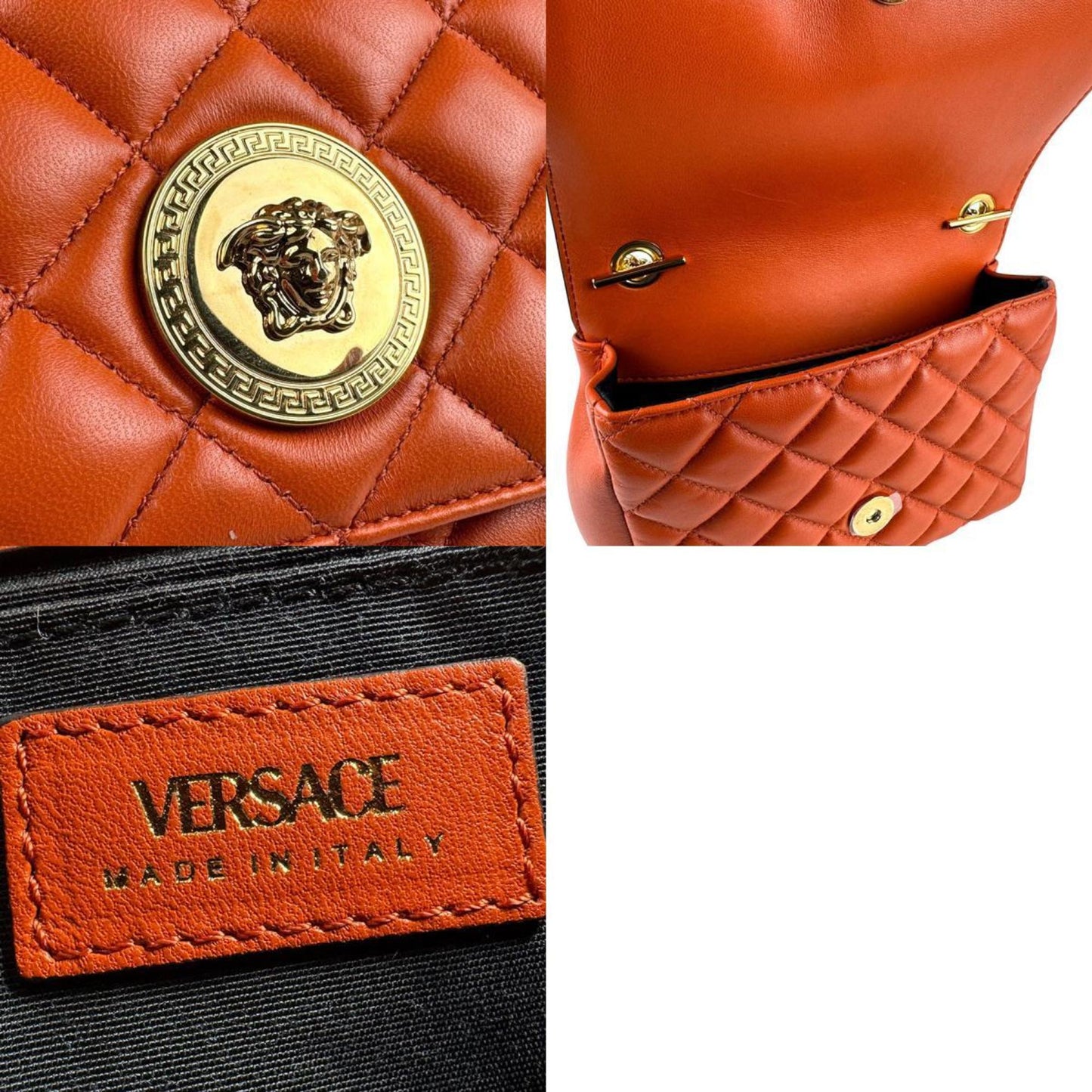 Versace Others Orange Shoulder Bags