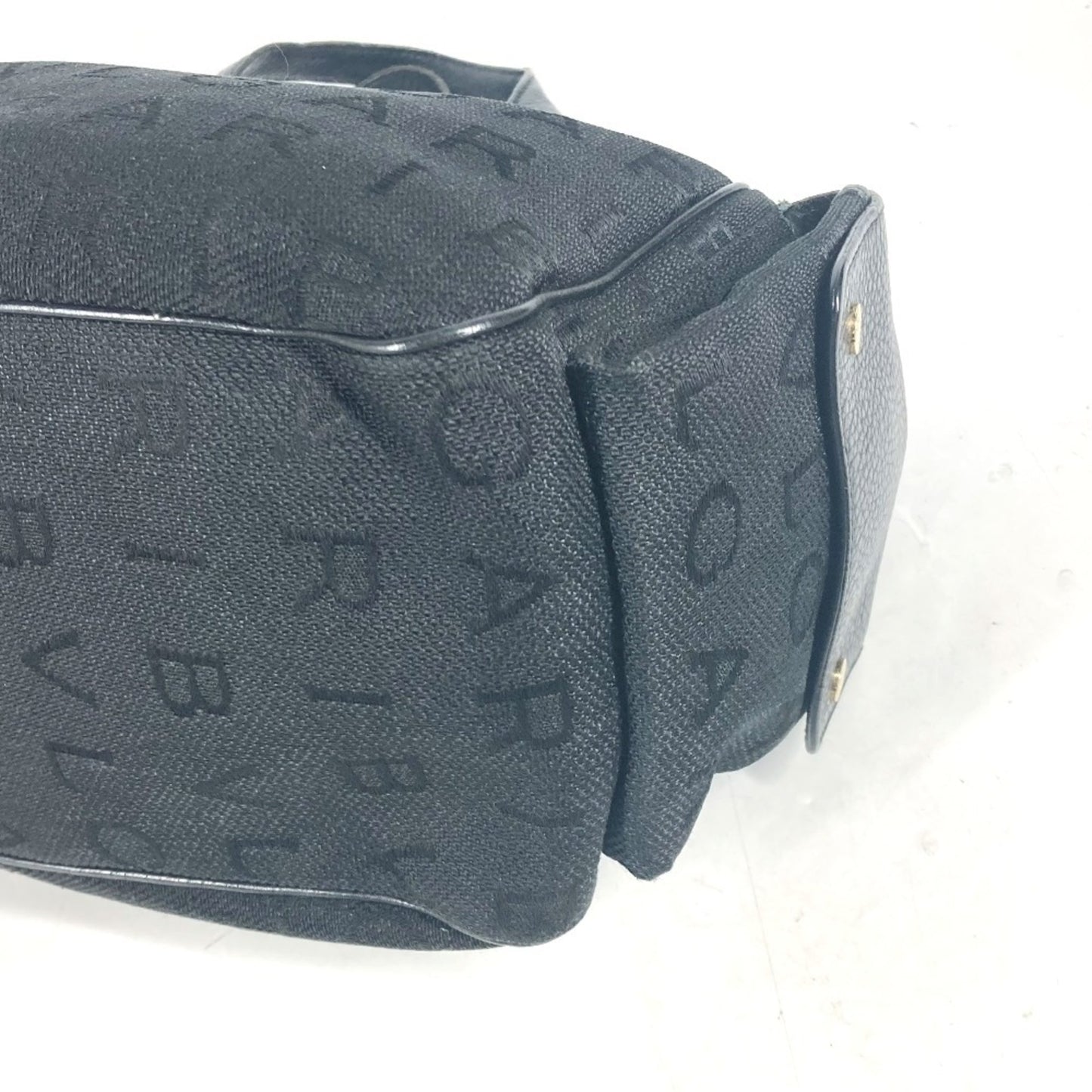 Bvlgari Canvas Black Shoulder Bags