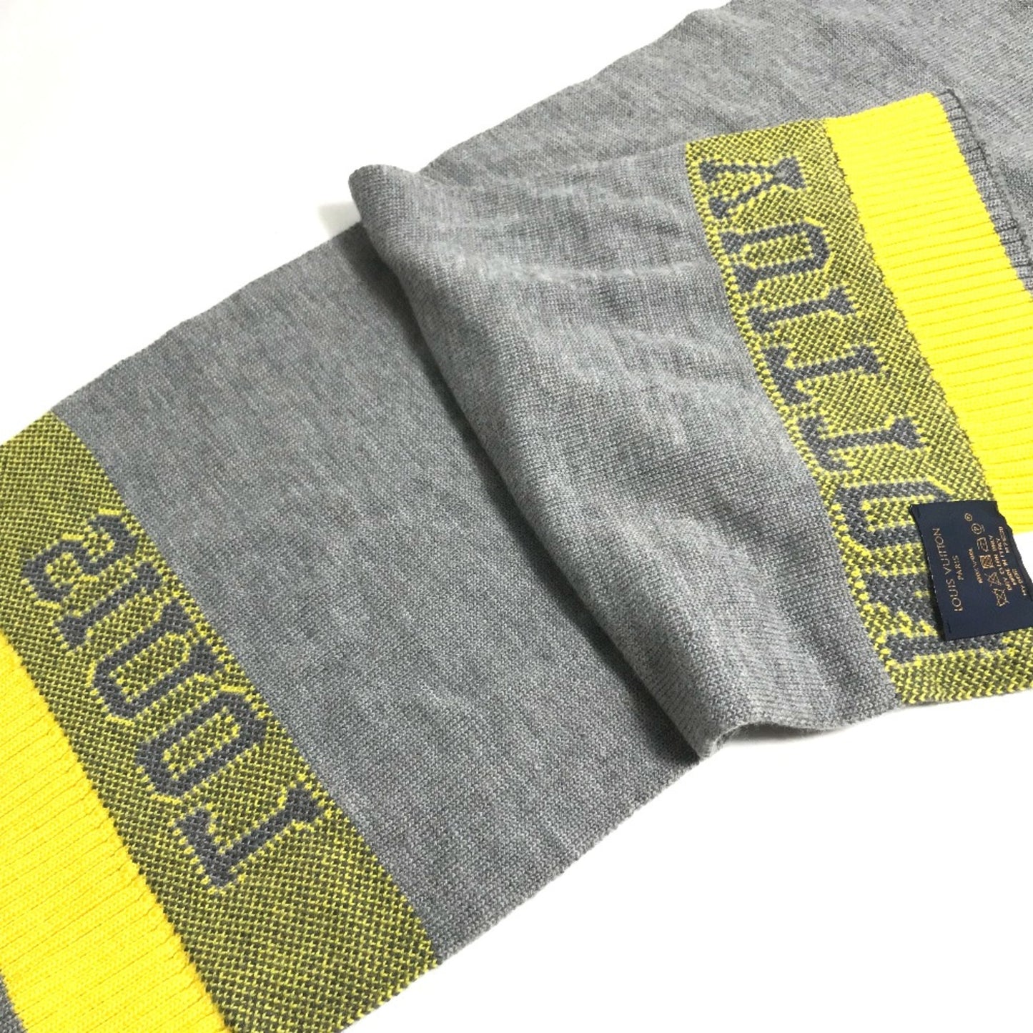 Louis Vuitton Wool Yellow Scarves