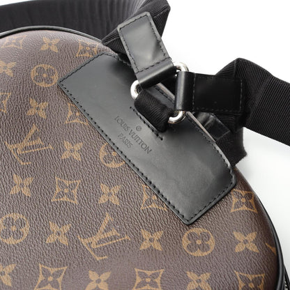 Louis Vuitton Coated Canvas Black Backpacks