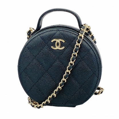 Chanel Calfskin Black Shoulder Bags