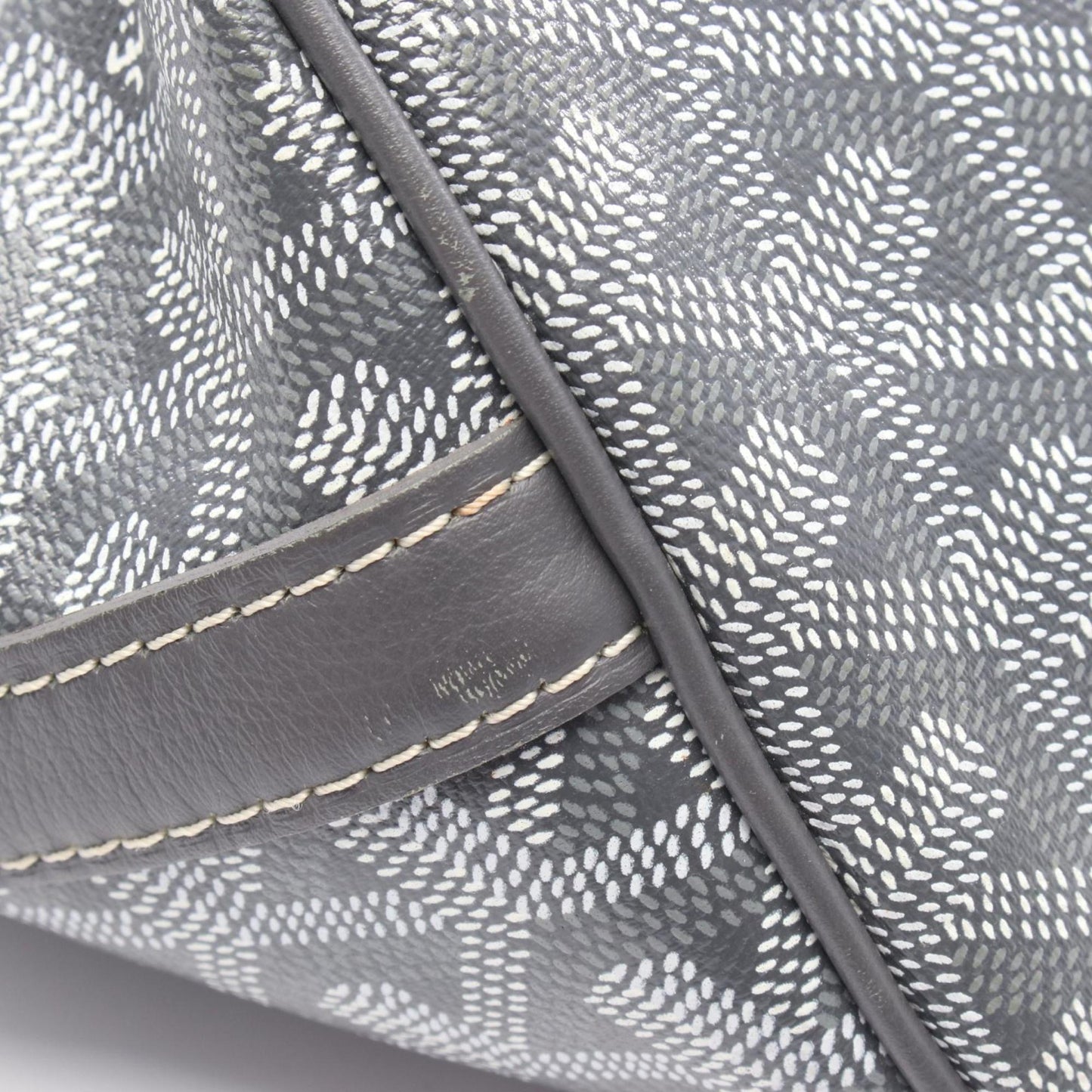Goyard Coated Canvas Gray Shoulder Bags