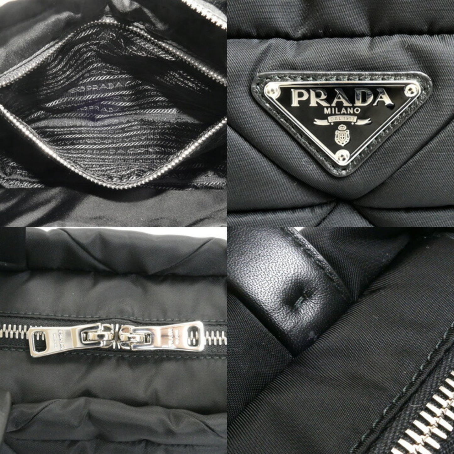 Prada Nylon Black Tote Bags