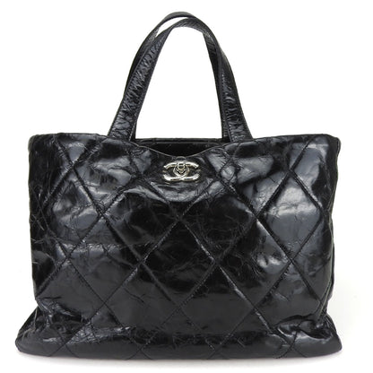 Chanel Tweed Black Tote Bags