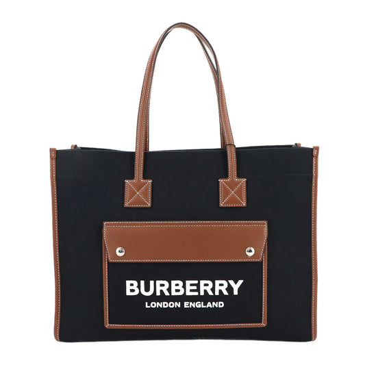 Burberry Canvas Black Tote Bags