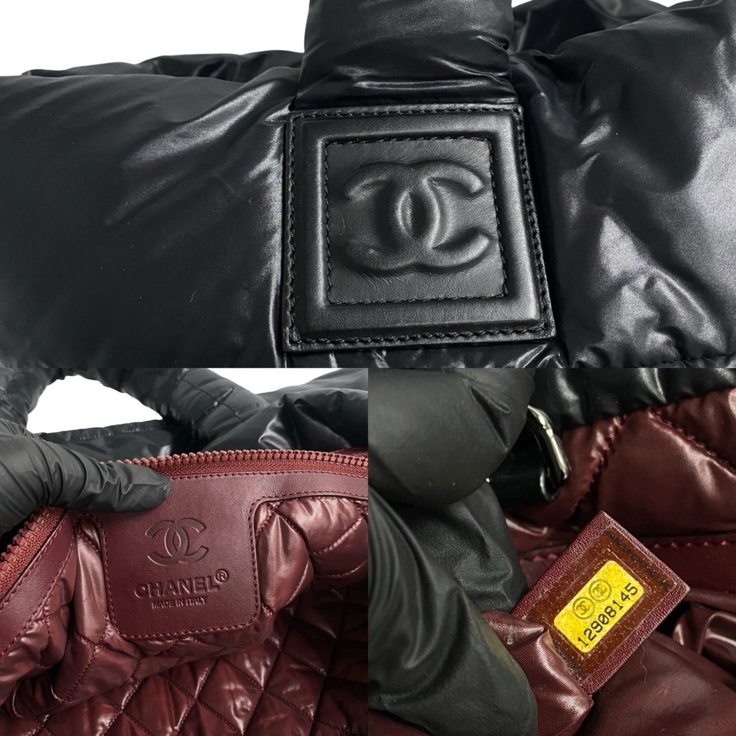 Chanel Nylon Black Handbags