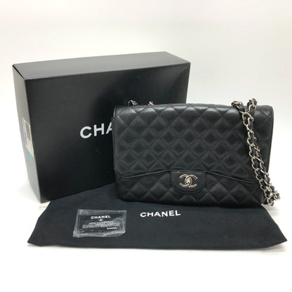 Chanel Calfskin Black Shoulder Bags