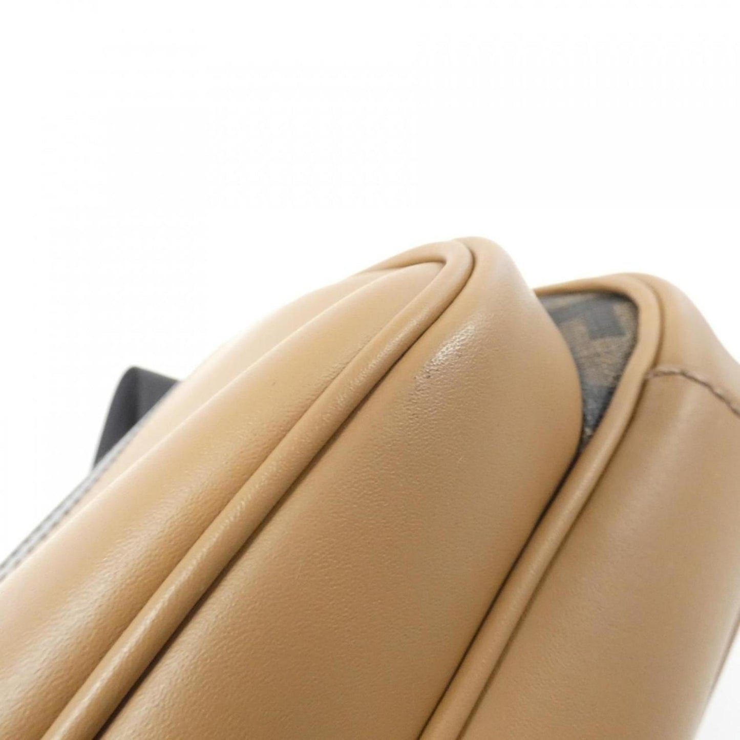 Fendi Coated Canvas Brown Shoulder Bags