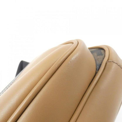 Fendi Coated Canvas Brown Shoulder Bags