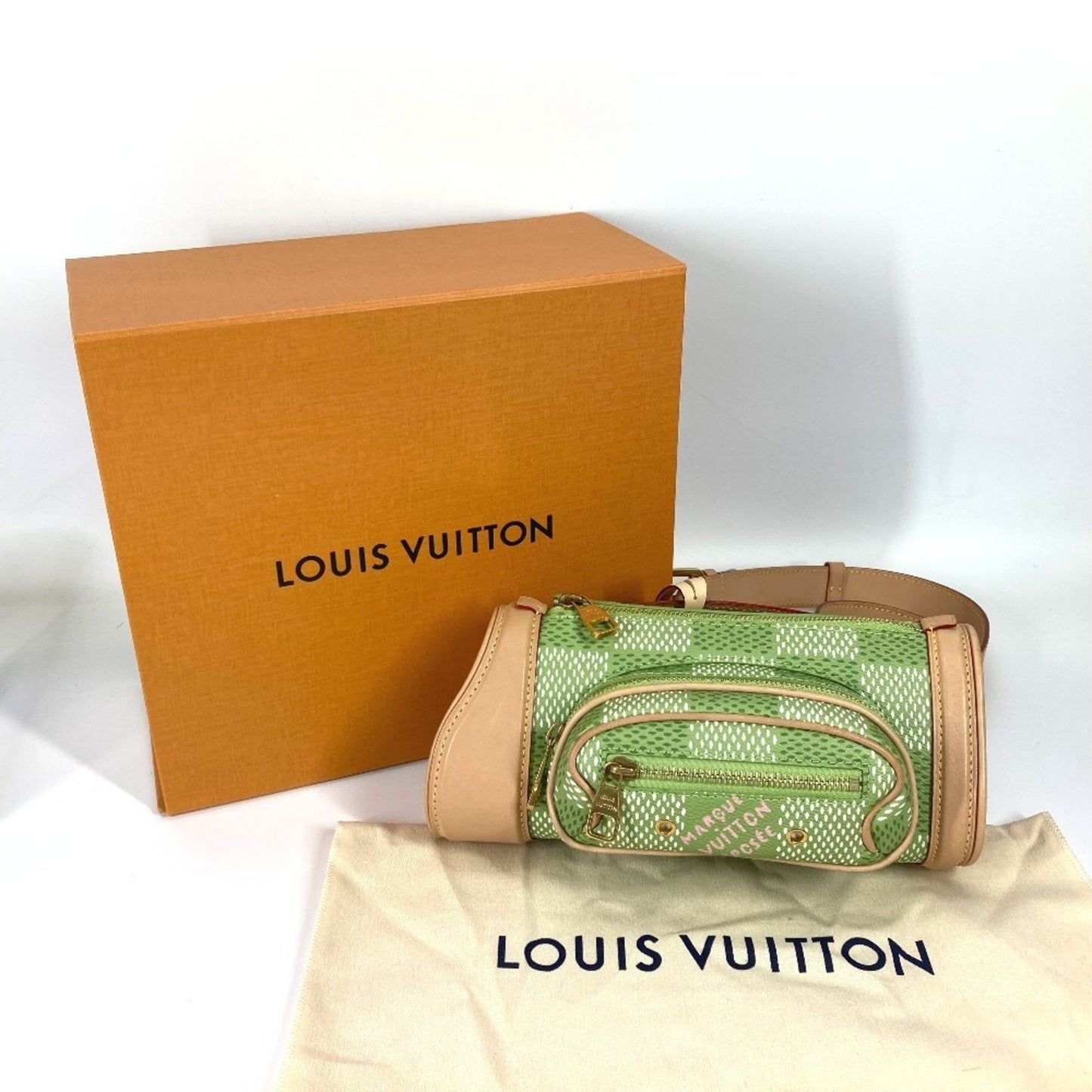 Louis Vuitton Canvas Green Handbags