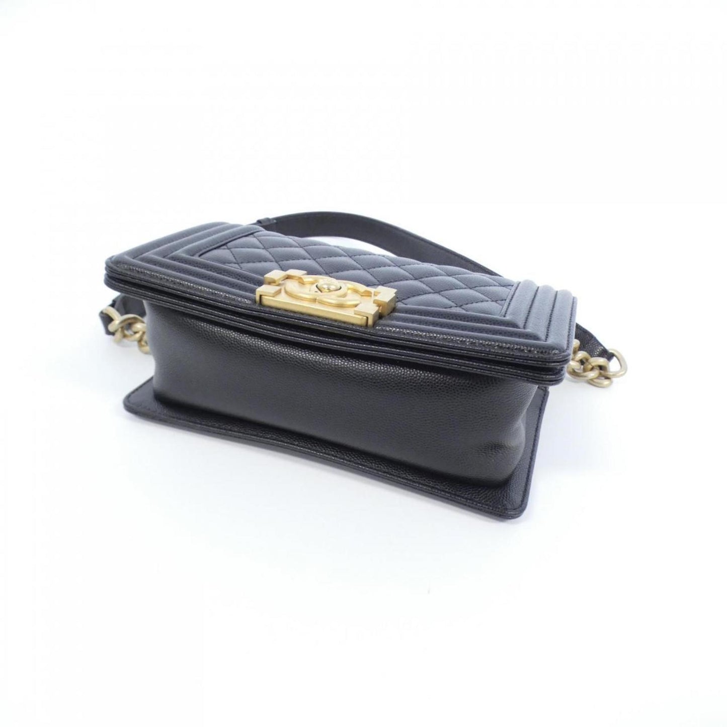 Chanel Calfskin Black Shoulder Bags