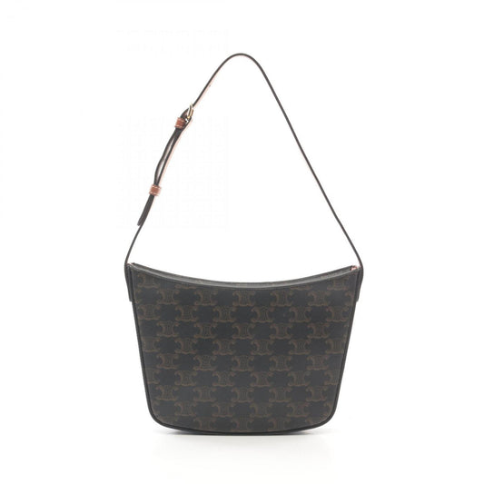 Celine Coated Canvas Black Shoulder Bags
