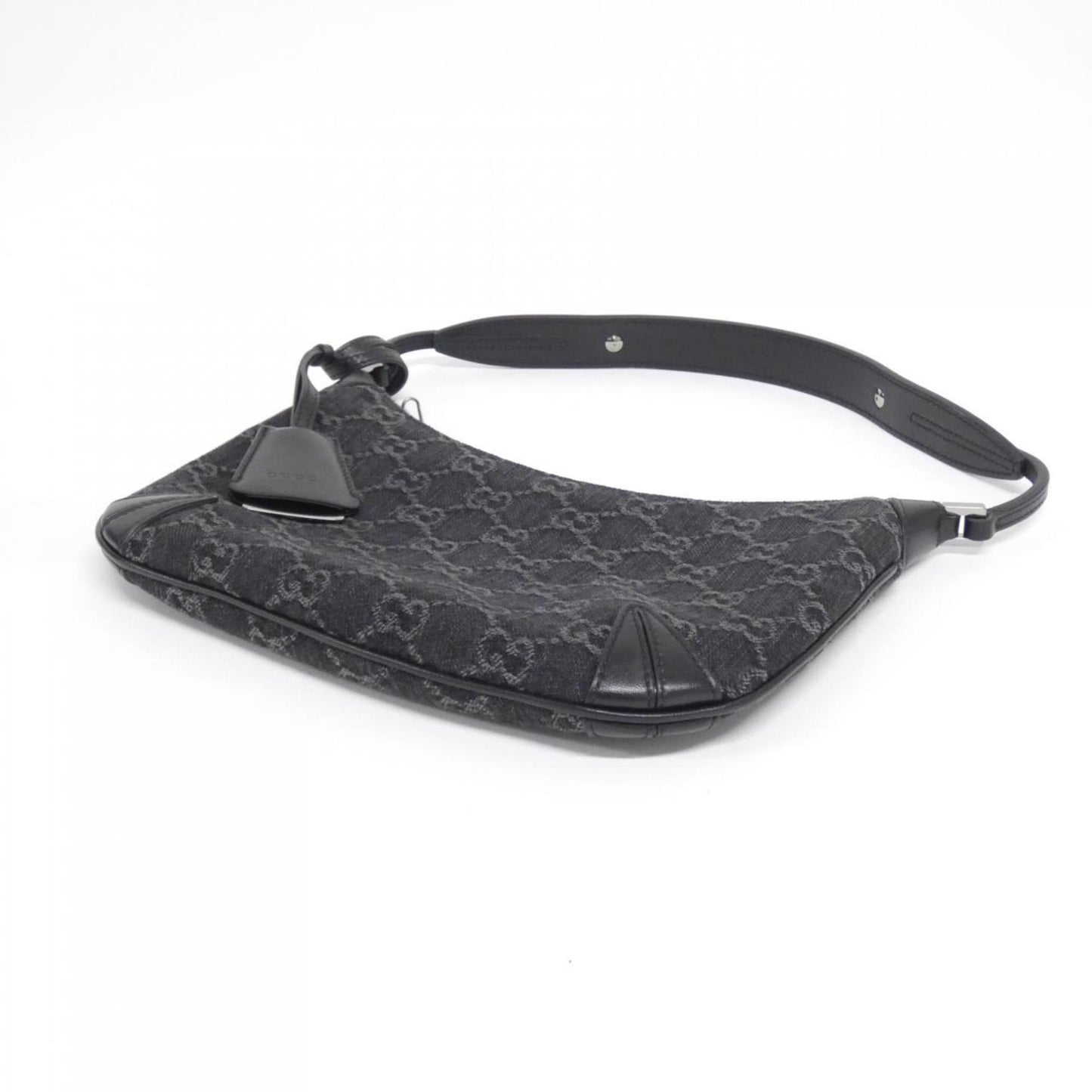 Gucci Denim Black Shoulder Bags
