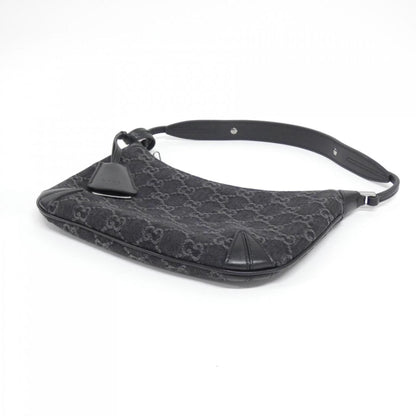 Gucci Denim Black Shoulder Bags