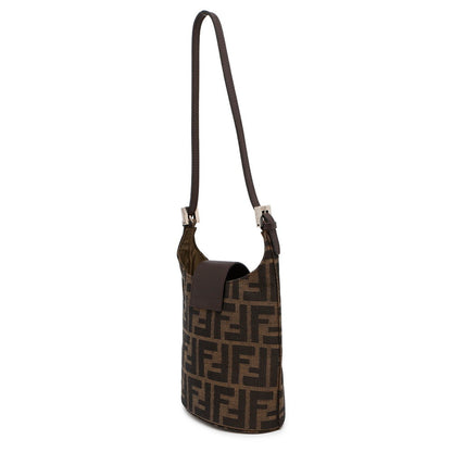 Fendi Canvas Brown Shoulder Bags