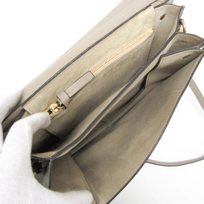 Chloé Other Leather Gray Shoulder Bags