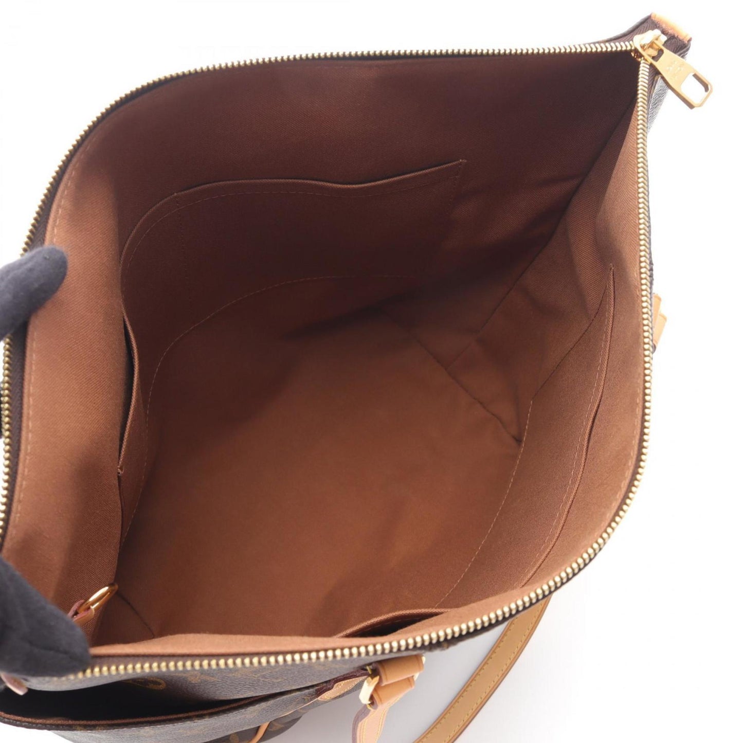 Louis Vuitton Coated Canvas Brown Tote Bags