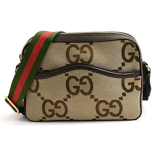 Gucci Canvas Brown Shoulder Bags