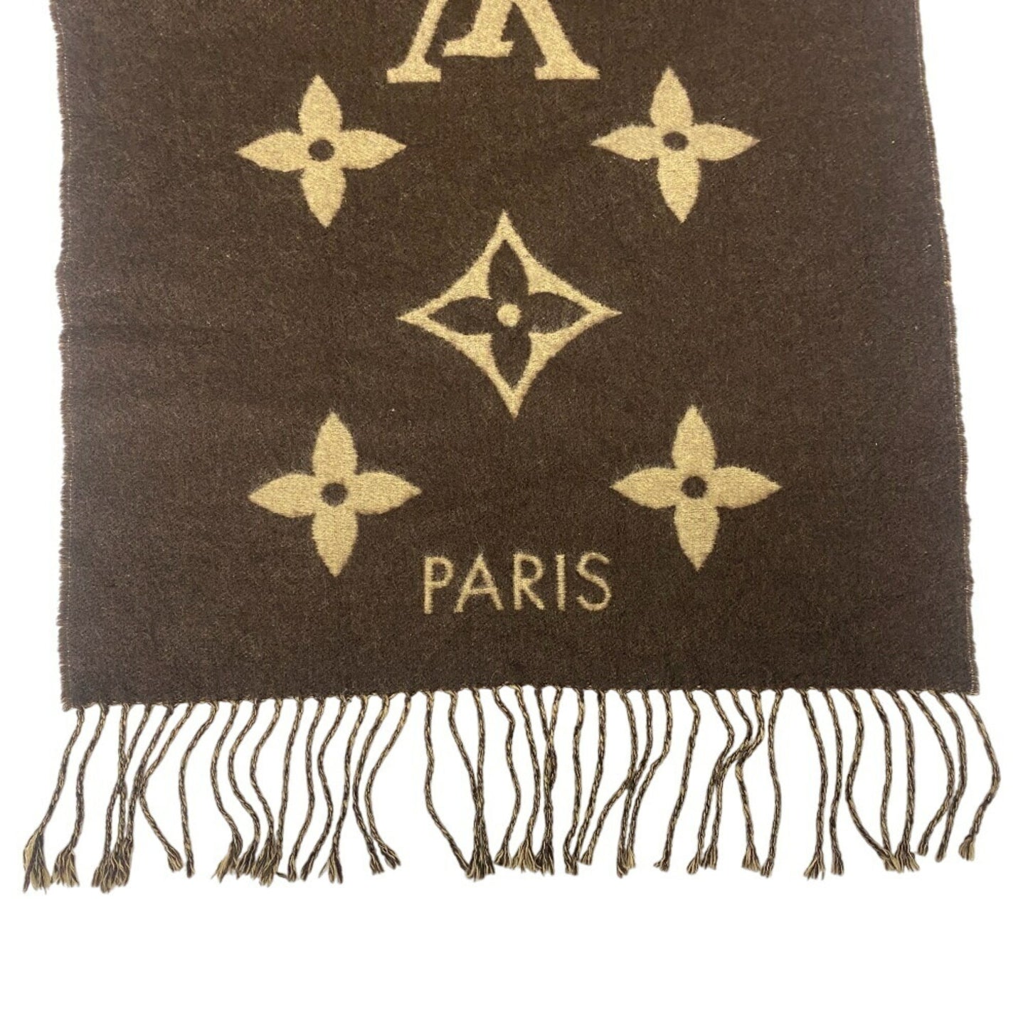 Louis Vuitton Monogram Canvas Brown Scarves