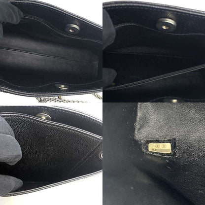 Chanel Calfskin Black Shoulder Bags